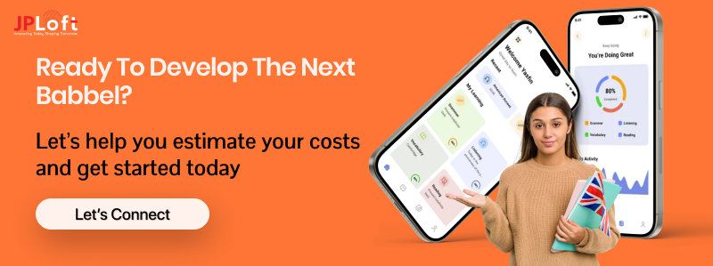 Develop an app like  Babbel CTA